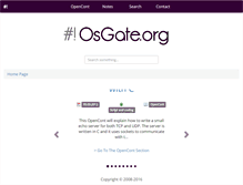 Tablet Screenshot of osgate.org
